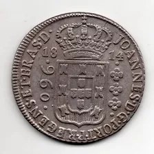 960 Reis 1814b Var 6b Lima I.j 8ª Escassa