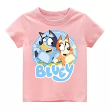 Remera Bluey Bingo Nena Nene Infantil Algodón