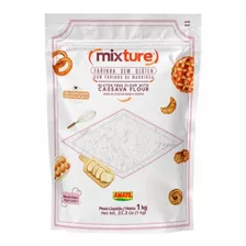 Kit Com 06 Farinha De Mandioca Mixture Sem Glúten 1kg Amafil