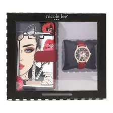 Reloj Y Billetera Nicole Lee Original Caja De Regalo