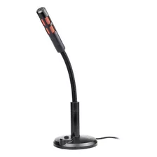 Microfone Table P2 Flexivel Preto Ph375 Multilaser Novo