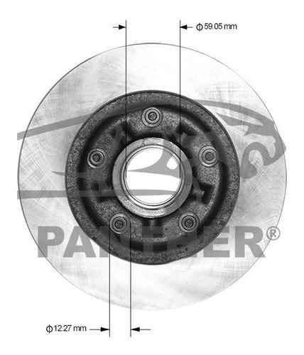 Disco Panther Dpc1008 Del Gmc Jimmy T15 1993 Foto 5