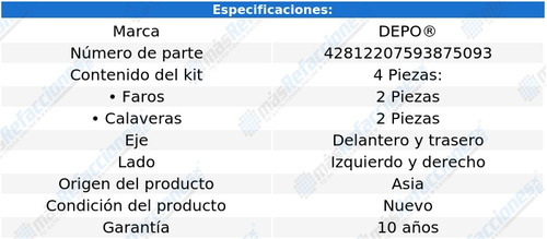 Faros Fdo Crom + Calaveras Depo Sentra Del 2010 Al 2012 Foto 4