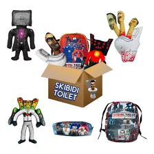 Caja Misteriosa Mistery Box Skibidi Toilet Peluche Mochila