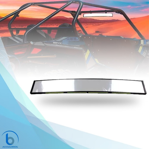 Espejo Retrovisor 17  Con Luz Led Para Utv Can Am Maverick Foto 2