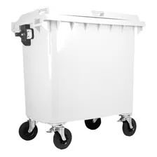 Contenedor De Basura 770 Litros 4 Ruedas Blanco Weber