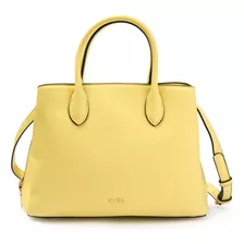 Taurin Cartera Dos Asas Tres Divisiones Mediana Amarillo