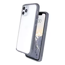 Funda Para iPhone 11 Pro Max - Transparente/borde Gris