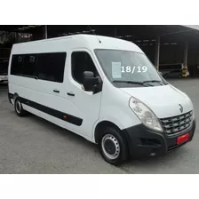 Renault Master 2.3 Longa L3 H2 Ano 18/19 16 Lugares Completa