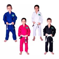 8 Kimonos Infantil Jiu Jitsu Judo Reforçado Faixa Gratis!