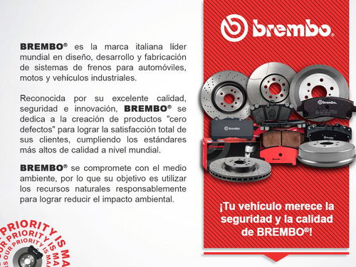 Balatas Ceramicas Del Honda Accord V6 3.5l 08 Brembo Foto 4