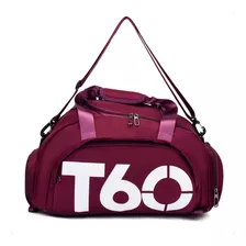 Bolsa Mala Mochila T60 Academia Bagagem Viagem Top Cor Violeta