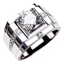 Q Ring Jewelry Anillo Para Hombre Ab719 Diamante De Lujo Dom