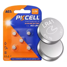 Pkcell Ag3 - Batera Alcalina De 1.5 V Lr41 392 384 192 Botn