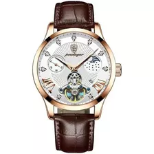 De Reloj De Cuarzo De Piel Poedagar Tourbillon Calendar