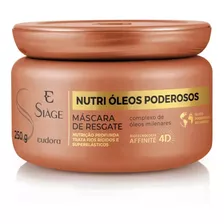 Máscara Eudora Síage Nutri Óleos Poderosos Restauração De 250ml 250g