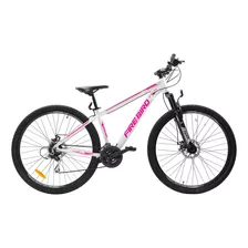 Mountain Bike Fire Bird Eco R29 S 21v Frenos De Disco Mecánico Cambios Fast/ltwoo Color Blanco 