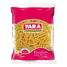 Macarrão Massa Com Ovos Parafuso Yara 500g