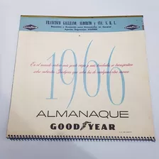 Antiguo Almanaque Goodyear 1966 Completo Mag 58621