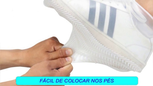 Capa Prova De Agua Silicone Para Tenis Sapato Calçado