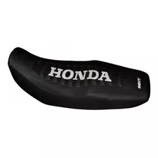 Funda Asiento Tc4 Honda New Cg Titan 150 Estampada Negra Fas