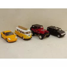 Mini Veículo Kinsmart Kombi//porsche/hummer 1/32