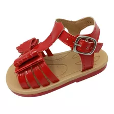 Huarache Bebé Cómodo Ligero Rojo Tallas 11 A 13 Meses