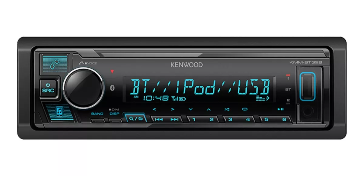 Estéreo Para Auto Kenwood Kmm-bt328u Con Usb Y Bluetooth