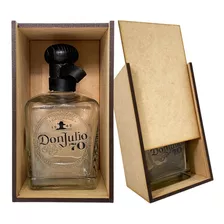  Caja Madera Mdf 1 Tequila Mezcal S/botella Don Julio 70