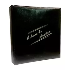 Álbum 3 Argolas Preto Para 200 Moedas