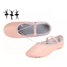 Zapatilla Ballet Cuero Rosa Danza - Tuproductouy