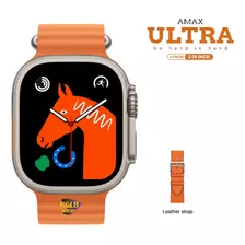 Relógio Inteligente 2 Pulseira Amax Ultra New 2023 49mm Nfc