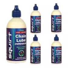 5 Óleos Lubrificante Squirt Long Lasting Chain Lube 15ml