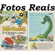 Livro Pato Donald - O Vil Metal E Os Vilões - Por Carl Barks ( Considerado O Beethoven Dos Gibis ) - Volume 10 - Hq Gibi, Capa Dura