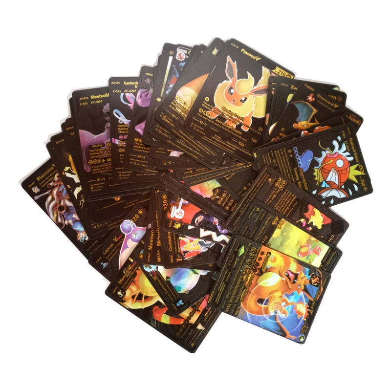 Kit 300 Pacotinhos= 1.200 Cartinhas Pequena Pokemon Cards