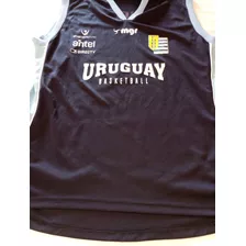 Camiseta Basquetbol Selección Uruguay Mgr Original Internac