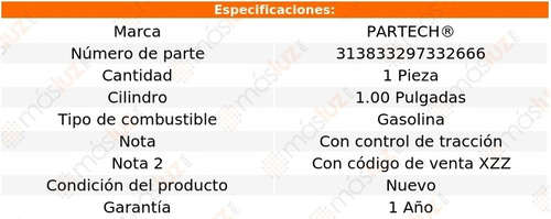 1- Bomba Frenos Dodge Charger 2.7l 6 Cil 2006/2007 Partech Foto 3