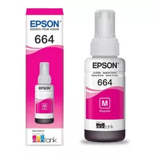 Tinta Original Epson T664 L396 L365 L380 L375 L120 Magenta