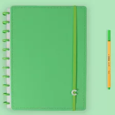 Caderno Inteligente Grande Color All Green