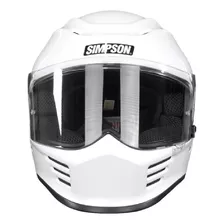 Casco De Moto Simpson Speed Blanco