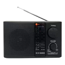 Radio Portatil Sonivox Vs-r116 Usb Sd 4 Bandas Am Fm Sw1 Sw2