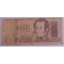 Billete 10000 Bolivares Año 2004