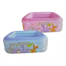  Piscina Inflable Bebé Niños 130*92*52 Cm Rosa O Celeste