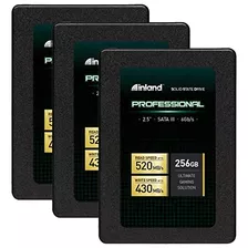 Pack 3 Ssd 256gb Sata Iii 2.5 Tlc 3d Nand