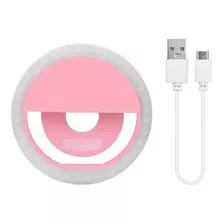 Aro De Luz Led Para Celular 3 Intensidades Usb