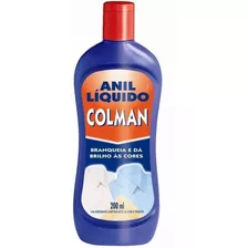 Branqueador Anil Líquido Colman Para Roupa 200ml Atacado Nfe