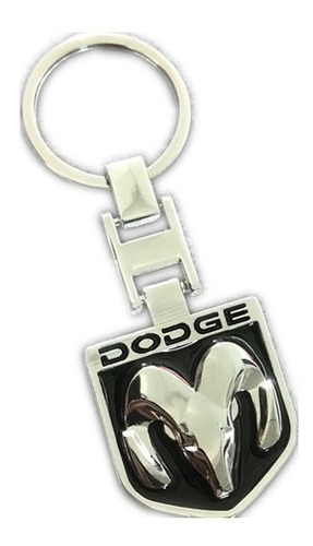 Llavero Emblema Dodge Logo Metal Foto 3