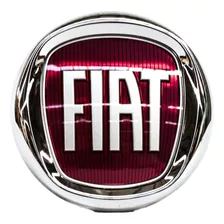 Emblema Sigla Fiat Vermelha Dianteira Fiat 51944206