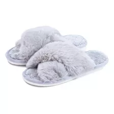 Pantuflas Gris Pimenton Andromeda Dama Mujerinvierno+regalo