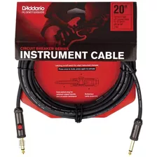 Cable Daddario Plug Recto - Con Pulsador De Corte - 6mts